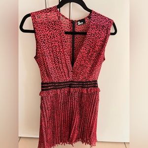 The Kooples Leopard Print Mini Dress